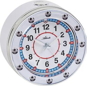 Atlanta 1982/0 F Kinder-Wecker mit Leisegang Fußball