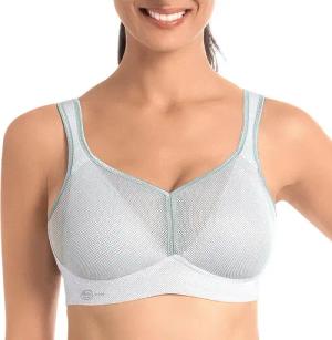 Atmungsaktiver Sport-BH ohne Bügel Air control DeltaPad