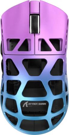 ATTACK SHARK R3 Kabellose Gaming-Maus aus Magnesiumlegierung, 8kHz, 48g Gaming-Maus (2.4G, Bluetooth, USB-C, 26000 dpi, PAW3395-Sensor,46g,8000hz,Magnesiumlegierung)