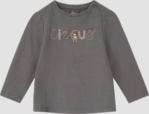 Ausgestelltes Jerseyshirt mit Glitzer-Frontprint