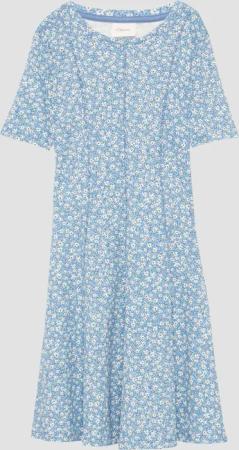 Ausgestelltes Kleid mit Teilungsnähten