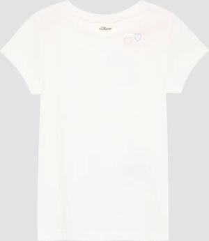 Ausgestelltes T-Shirt aus Baumwolle mit kleinem Print