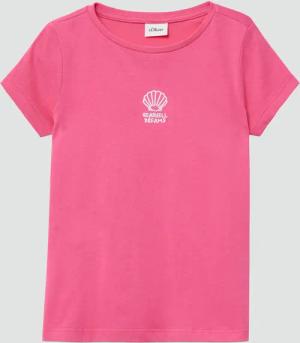 Ausgestelltes T-Shirt mit Stickerei