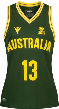 Australien Basketball macron #13 MAGBEGOR Damen Trikot 58564661