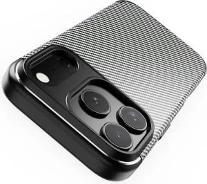 AVANA Handyhülle für iPhone 17 / Pro / Air / Pro Max Hülle Silikon Schutzhülle Case, Slim Cover, Bumper, Carbon Optik