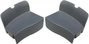 AXA -Abdeckkappen -Verteidiger Silber (Set