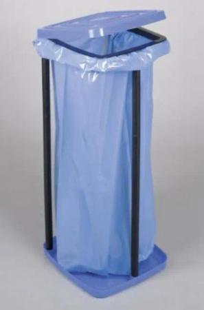 axentia Müllsackständer Müllsackständer mit Deckel, bis ca. 60 Liter, farbig sortiert