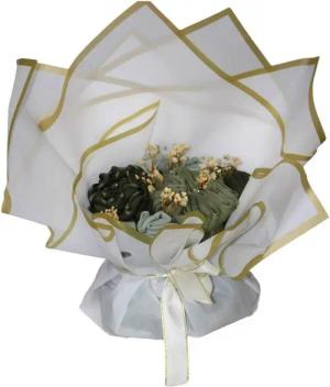 Aymasal Kopftuch Hijab Bouquet Strauss - Geschenkstrauß persönliches Geschenk Islam, (Mehrteiliges Set, 3 Jersey Hijabs, 4 Hijab Nadeln, Bouquet Geschenkverpackung), Hijab Geschenkstrauß Jersey Kopftuch Set 3 Tücher Geschenkidee für Eid