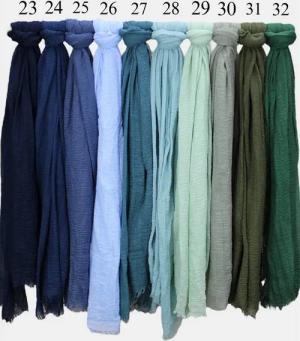 Aymasal Kopftuch Kreppschal Hijab mit Fransen Kopftuch Wraps Scarf Khimar Khumur Islam