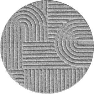 Ayyildiz Teppiche Designteppich ART 1121 Boho Design, rund, Höhe: 20 mm, auch in eckig, 3D Optik, Boho, skandinavisch, weich, Wohnzimmer
