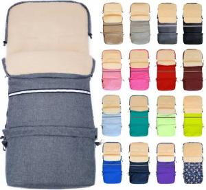 Baby-Joy Fußsack Baby-Joy Fußsack FINN XXL -110cm- Kinderwagen Winterfußsack Thermofußs, Wetterfest, Thermo-warm und Ultraweich