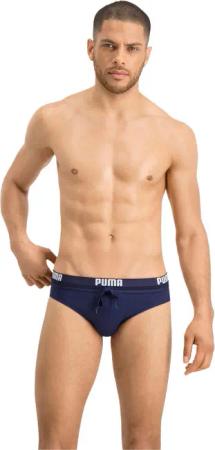 Badeanzug Puma Swim Men Logo Swim Brief 1p, Blau, Herren