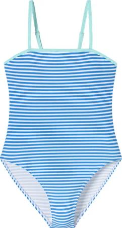 Badeanzug Wirkware recycelt LSF40+ Streifen aquarium - Aqua 152