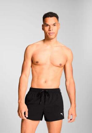 Badehose Herren Crinkle Short Shorts in Schwarz
