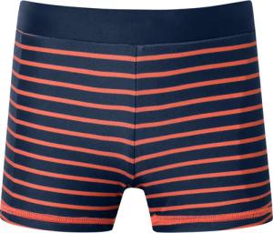 Badehose Single Jersey LSF40+ Streifen orange - Aqua 92