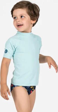 Badehose Slip Baby/Junge - Captain Plouf dunkelblau