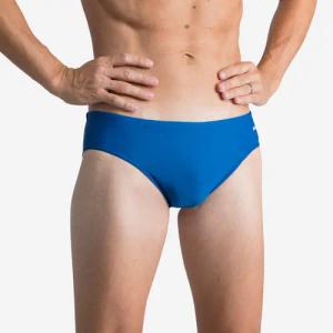 Badehose Slip Herren - 100 Basic blau