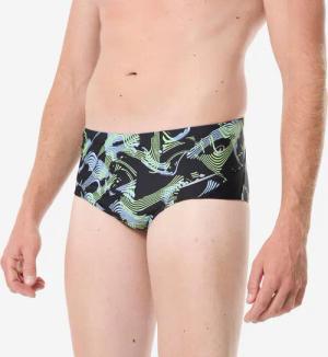 Badehose Slip Herren - All Vibe schwarz