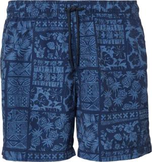 Badeshorts mit All-over-Print und Eingrifftaschen