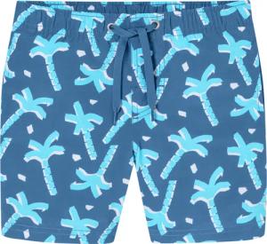 Badeshorts Webware LSF40+ Palmen air - Aqua 98