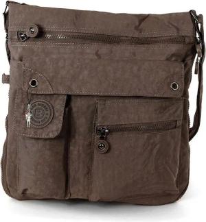BAG STREET Umhängetasche Bag Street Damenhandtasche Umhängetasche (Umhängetasche), Damen, Jugend Umhängetasche Nylon, braun ca. 31cm x ca. 33cm