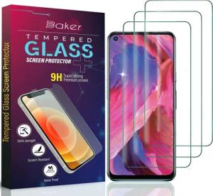 Baker Displayschutzglas 3x Panzerfolie Echt Glas Für Samsung Galaxy für A56 A54 A26 A25 A17 A16 A15 A05 A42 A34 A14 A53 A23 A13 A33 A03 A51 A71 M33 M23 M53 A32 A12 A52 A04 A02 M54 A55 A35 A36 A72, (3 Pack), Schutzfolie