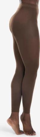 Ballettstrumpfhose Tanzleggings ohne Fuss Damen - dunkelbraun