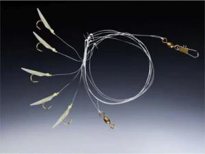 Balzer Edition Sea Heringssystem 150cm 5 Haken Gr. 6 - Heringsvorfach