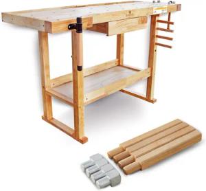 BAMATO Hobelbank WORK-1520 aus Massivholz