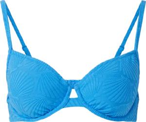 Bandeau-Bikinitop mit Bügel und Strukturmuster