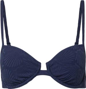 Bandeau-Bikinitop mit Bügel und Strukturmuster