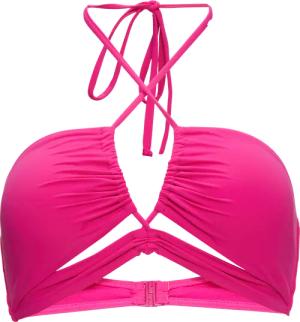 Bandeau-Bikinitop mit raffinierten Details