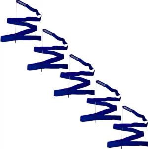 Bänder rhythmische gymnastik blau 5 stück 6 m