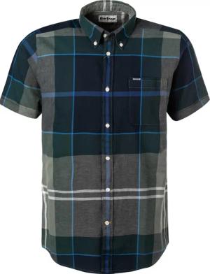 Barbour Herren Kurzarmhemd blau kariert