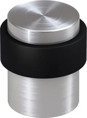 BASI Wandtürstopper Türpuffer, Türstopper (Packung, 1 St), aus Edelstahl zur festen Boden-Montage, mit Gummi-Schutz