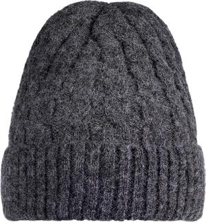 Basic Strick Woll Mütze mit Zopf-Muster