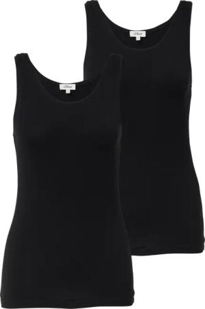 Basic Top aus Jersey im 2er-Pack