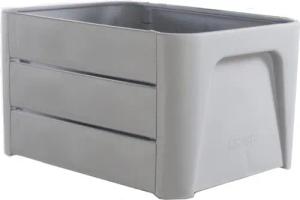 Basil Mirage Kiste Click 'n Crate grau 24l