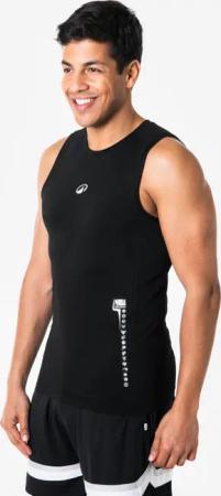 Basketball Funktionsshirt ärmellos NBA - Tank 500 schwarz