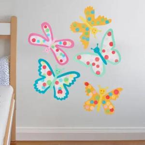 Bastelset - Erstes Kleben Schmetterlinge