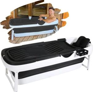 Bath Bob Badewanne faltbare Badewanne XXL Erwachsene/Kinder 158cm, mobile Klappbadewanne, klappbare Wanne