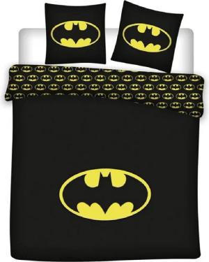 Batman Bettwäsche 3-teiliges Set – 1x Deckenbezug (240x220) & 2x Kissenbezug (63x63 cm), 3 teilig