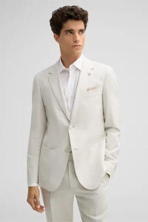 Baukasten-Sakko Arndt, offwhite meliert