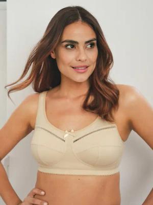 Baumwoll-BH Zier-Detail