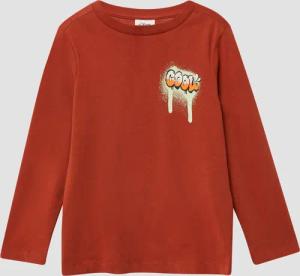 Baumwoll-Longsleeve mit Front- und Backprint