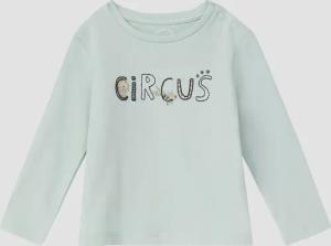 Baumwoll-Shirt mit Stickerei und Print