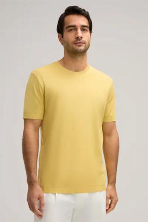 Baumwoll-T-Shirt Floro in Gelb