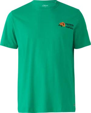 Baumwoll-T-Shirt im Relaxed Fit mit Front- und Rückenprint