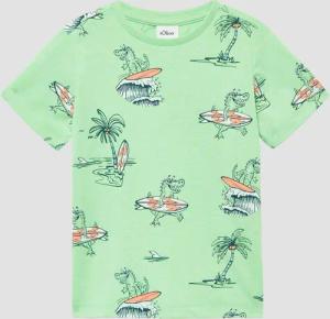 Baumwoll-T-Shirt mit All-over-Print