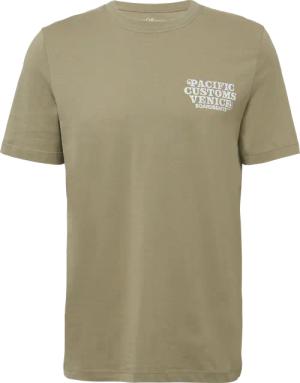 Baumwoll-T-Shirt mit Crewneck und Artwork